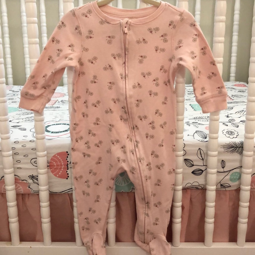 6-9m Baby Gap Girls Bike Footie